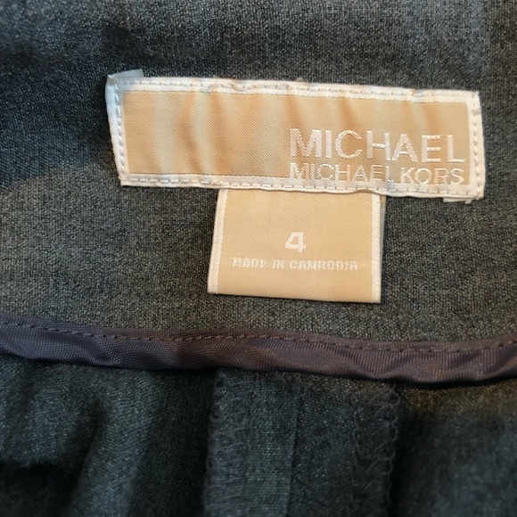 MICHAEL Michael Kors Vintage Gray Classic Slacks - Picture 3 of 10